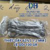 Thiếc dây cuộn tỷ lệ vàng 63% kích cỡ 1.2mm tiêu chuẩn sản xuất cho nhà máy điện tử tích hợp sẵn lõi thuốc trợ hàn flux bán lẻ gói 100gr giá gốc tại Tổng kho vật liệu hàn Dung Hải Chợ Trời.