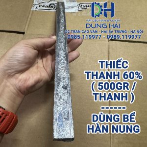 Thiếc thanh hợp kim 60% tinh khiết trọng lượng 500gr đúc khối vuông vắn chuyên dùng thả bể hàn nung nhúng tráng thiếc đầu dây đồng và bảng mạch xưởng cơ điện giá sỉ tận gốc tại Vật liệu hàn Dung Hải Chợ Trời