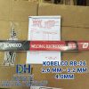 Que hàn điện Kobelco Nhật Bản mã RB-26 tiêu chuẩn quốc tế AWS E6013 đầy đủ kích thước sợi 2.6ly bó 2kg sợi 3.2ly và 4ly bó 5kg chuyên dụng hàn gá kết cấu sắt mỏng và đường ống thẩm mỹ bán sỉ lẻ tại Cửa hàng vật liệu hàn Dung Hải Chợ Trời Hà Nội.