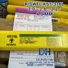 Que hàn inox chịu axit Kiswel KST-316L mác tiêu chuẩn AWS E316L-16 sản xuất tại nhà máy Malaysia đóng gói bó 2kg gồm các cỡ sợi 2.6ly 3.2ly và 4ly chuyên hàn ống công nghiệp bồn bể chứa hóa chất thực phẩm bán tại Cửa hàng vật liệu hàn Dung Hải Chợ Trời.