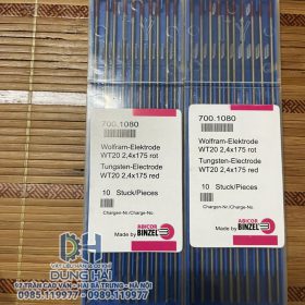 Kim hàn TIG WT20 2.4x175mm ( hộp 10 kim )